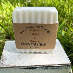 Coconut, Ginger & Almond Handmade Goat’s Milk Soap